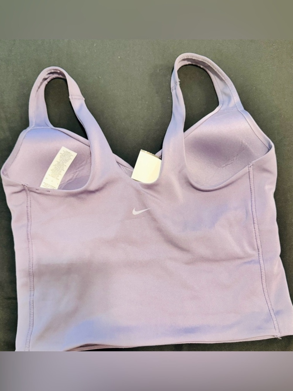 Nike Lavender Scoop Sports Bra with Built-In Cups